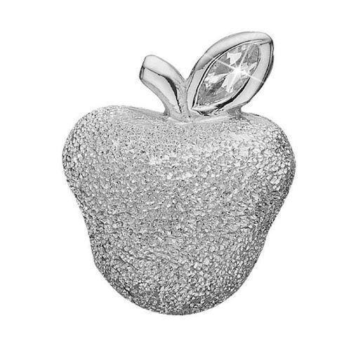 Image of Sparkling Apple 925 Sterling Sølv Collect læderarmbånds charm smykke fra Christina Collect